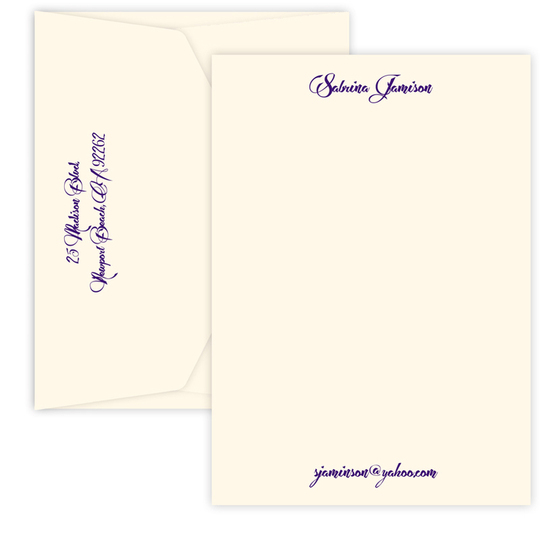 Splendor Letter Sheets - Raised Ink